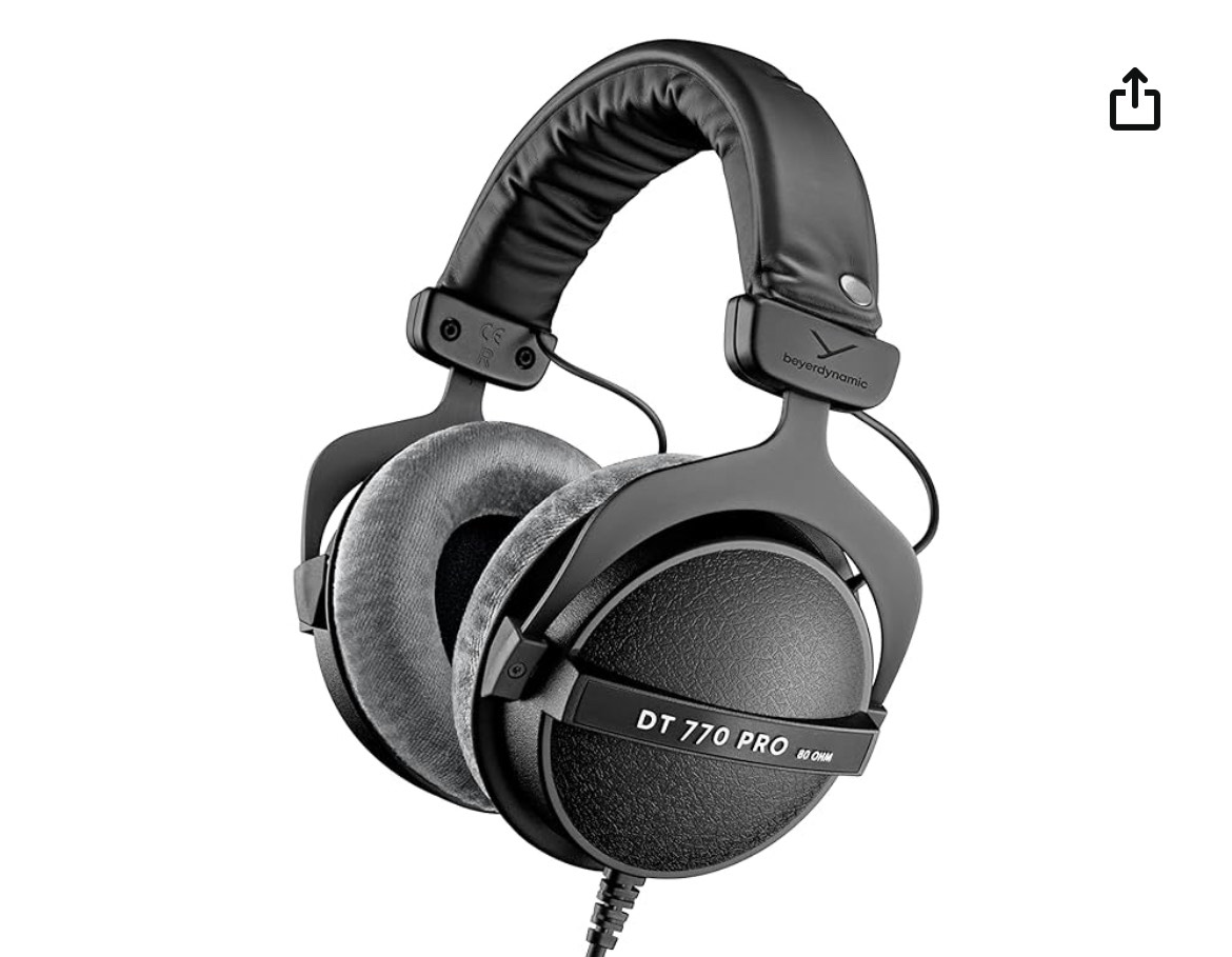 Beyerdynamic DT 770 80ohms headphones
