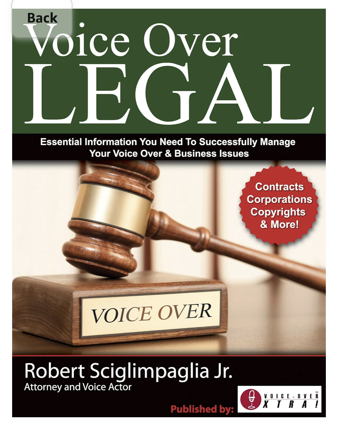 Voiceover Legal - Robert Sciglimpaglia Jr